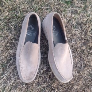 Cole Haan Men's Tan Suede Loafers